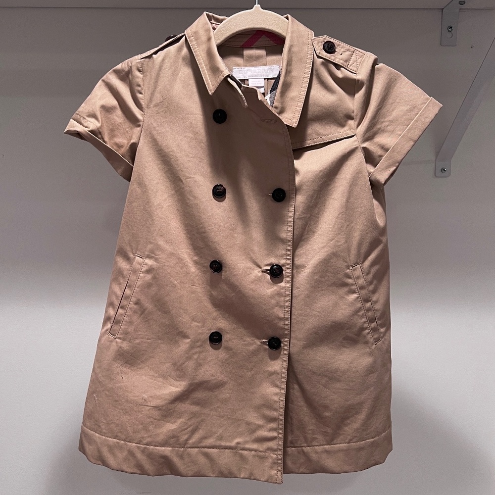 Burberry Children Girls Trench Dress 2Y 92cm